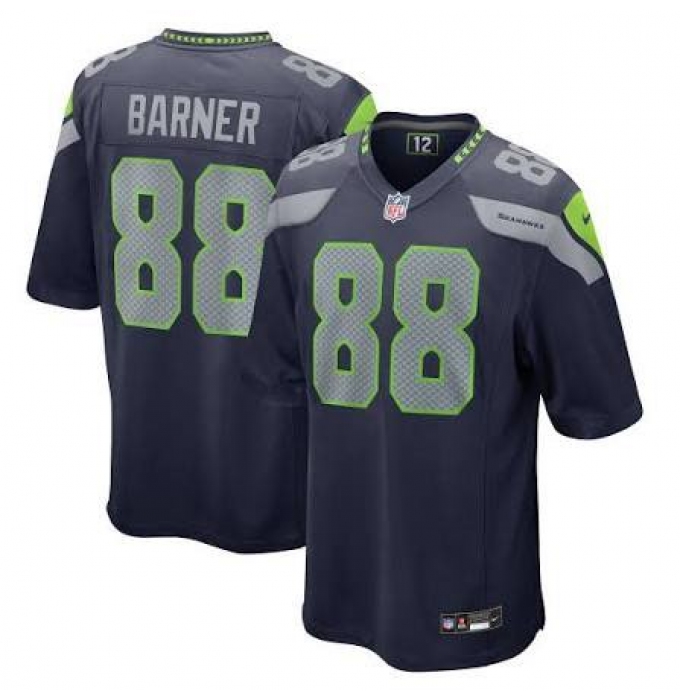 Men's Seattle Seahawks #88 AJ BARNER Navy 2026 F.U.S.E. Vapor Untouchable Limited Stitched Football Jersey