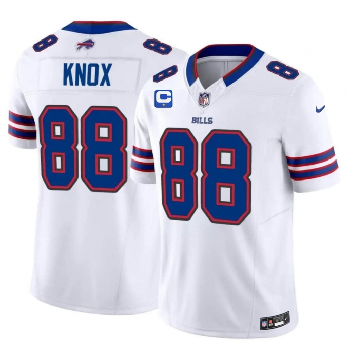 Men's Buffalo Bills #88 Dawson Knox White 2026 F.U.S.E. With 1-Star C Vapor Untouchable Limited Football Stitched Jersey