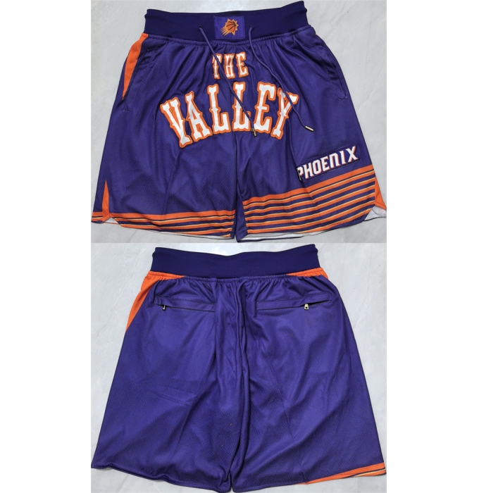 Men's Phoenix Suns Purple Shorts (Run Small)