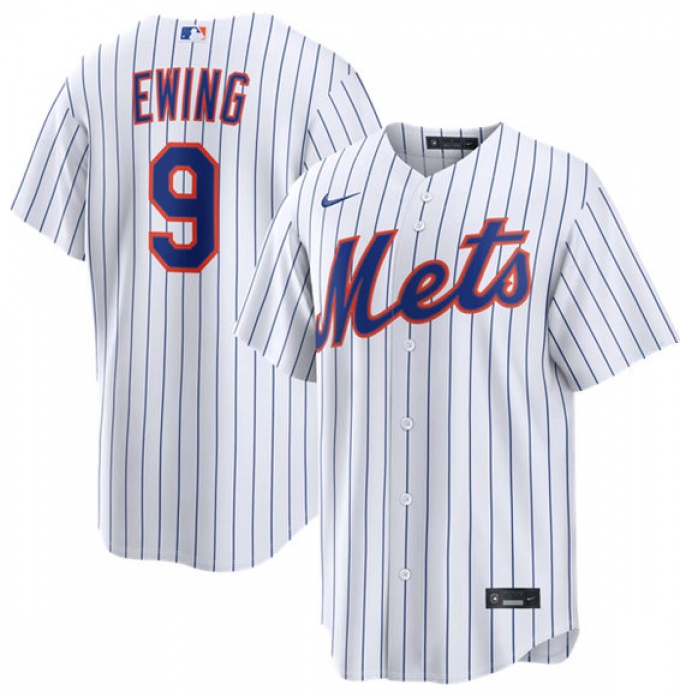 Men's New York Mets #9 AJ Ewing 2026 White Cool Base Stitched Baseball Jersey