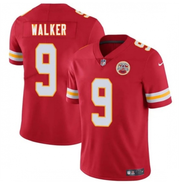 Men’s Kansas City Chiefs #9 Kenneth Walker III Red 2026 Vapor Untouchable Limited Stitched Football Jersey